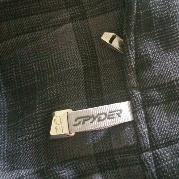 Womens Spyder plaid jacket - Picture 2 of 4